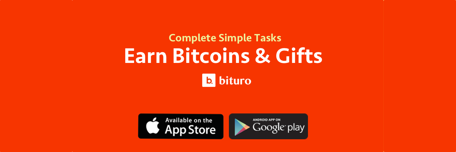 Bituro Earn Free Bitcoins Gift Cards - 